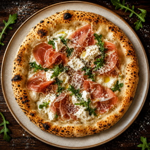 Crudo E Crema Pizza